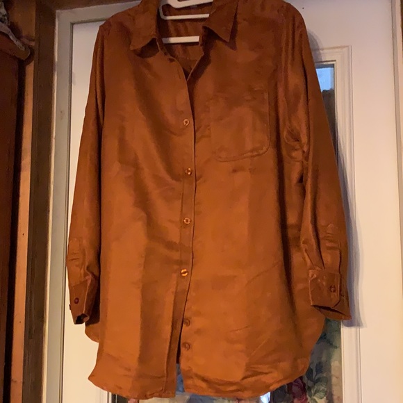 Woman Within Tops - NWOT Woman Within 18/20 Brushed poly Shirt, just in time for Fall/Winter use!